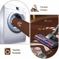 thumbnail image 5 of Coffee Gnomes Bathroom Rug Washable 2x3 Entryway Rug Non Slip Coffee Beans Cups Brown Front Door Mat Low Pile Indoor Doormat Throw Floor Carpet for Kitchen Bedroom Entrance, 5 of 8