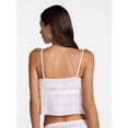 thumbnail image 3 of No Boundaries Open Front Double Tie Ruffle Cotton Coverup, Women’s XXS-XXL, 3 of 5