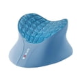 thumbnail image 4 of Almohada de almohada de gel para almohadilla de cuello de gel, almohada ergonómica de la mesa, almohada de viaje de espuma de memoria para coche de azul, 4 of 8