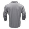 thumbnail image 5 of VSSSJ Casual Shirts for Men Big and Tall Solid Color Long Sleeve Button Collared Pullover Tops Casual Cozy Breathable Sport Basic Tshirts Gray XL, 5 of 7