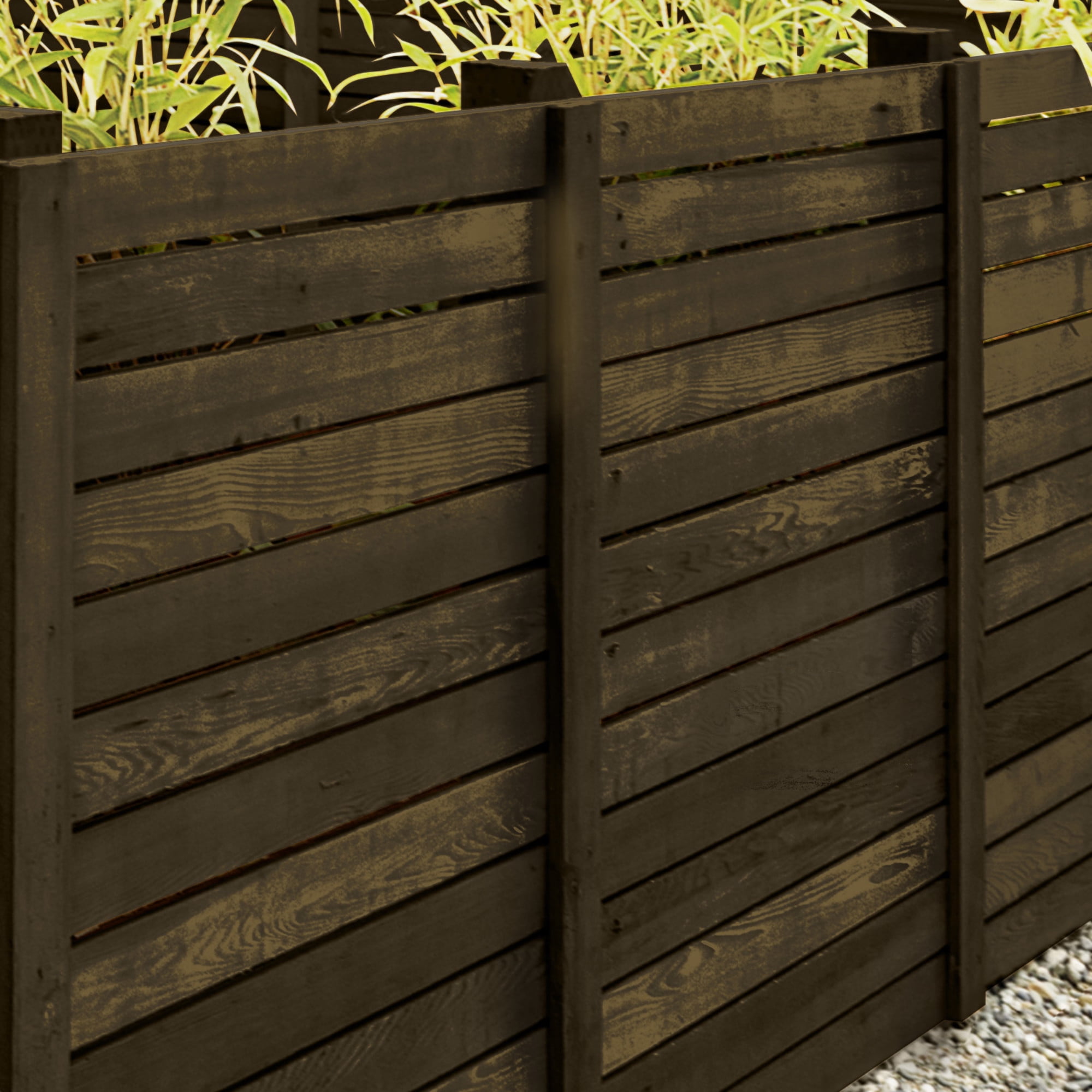 Olympic Maximum 1 Gallon ST-2014 Ebony Semi-Transparent Exterior Stain and Sealer in One Low VOC