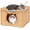 Natural, variant on Handwoven Rattan Cat Cave w/Two Cushions, Cat Beds Indoor Kitten House, Wateproof & Foldable Pet Cube Bed, Natural Color, 16.5”L x 16.5”W x 12.6”H