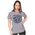 thumbnail image 3 of Cute Spirit of America Angel Wings Womens Slim Fit Graphic Tee Brisco Brands S, 3 of 5
