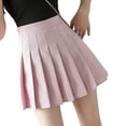 thumbnail image 4 of Robe Courte Plissée Taille Haute Femme Printemps Été Automne, 4 of 7