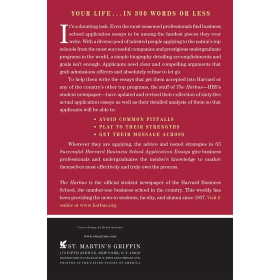 successful harvard business school application essays second successful harvard business school application essays second edition with analysis by the staff of the harbus the harvard business school newspaper