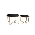 thumbnail image 1 of Juego de Mesas Kessa Muebles  Agron Dorado, 1 of 1