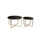 thumbnail image 1 of Juego de Mesas Kessa Muebles  Agron Dorado, 1 of 1