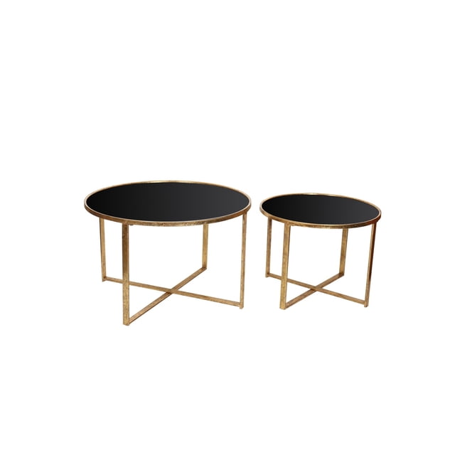 Juego de Mesas Kessa Muebles Agron Dorado