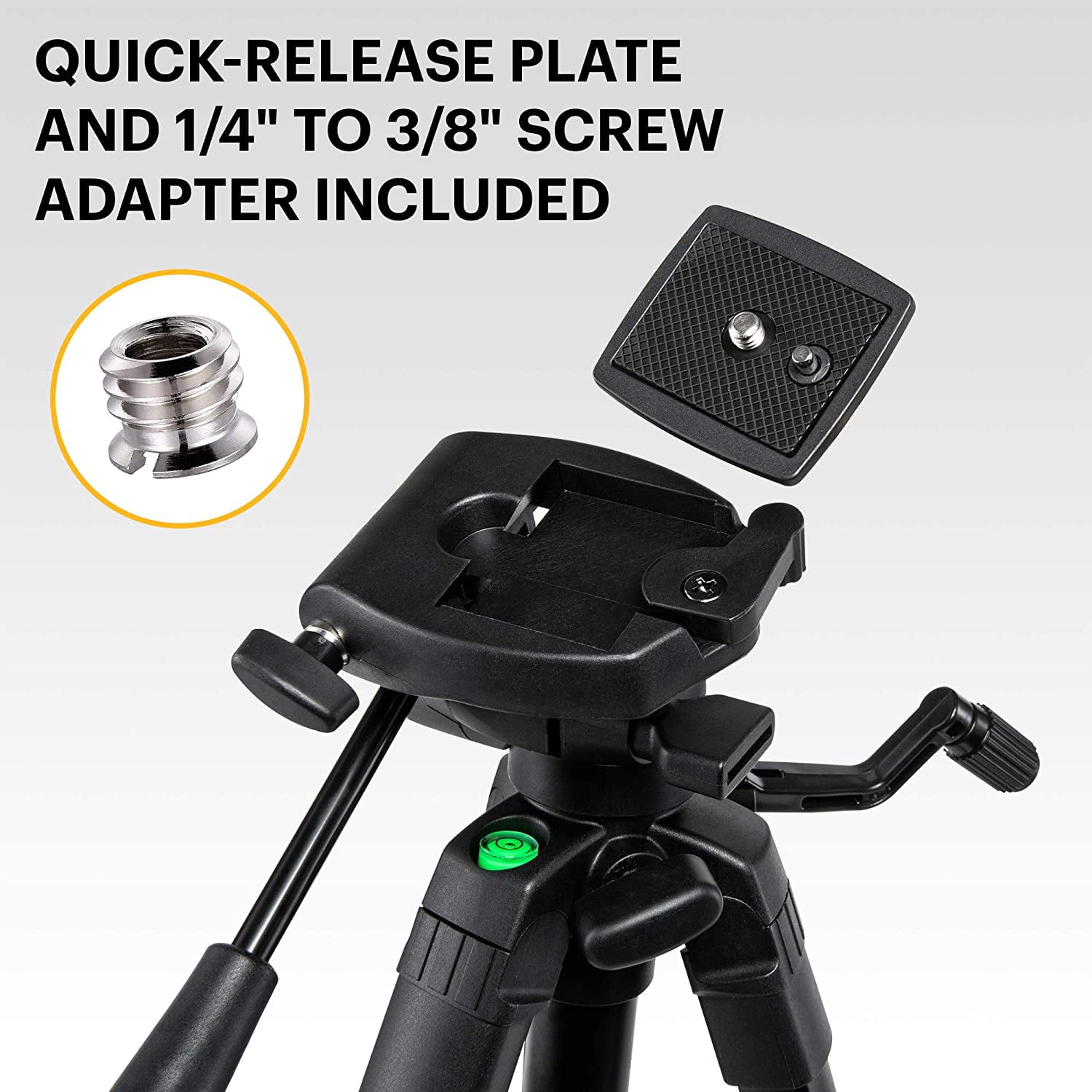KODAK PhotoGear 62” Tripod with Remote, Lightweight Travel Camera & Phone Tripod Stand