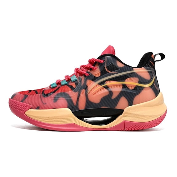 Bolognifi Fashion Men's Shoes Basketball Sports Training Sneakers Running Fans - RED_5.5
