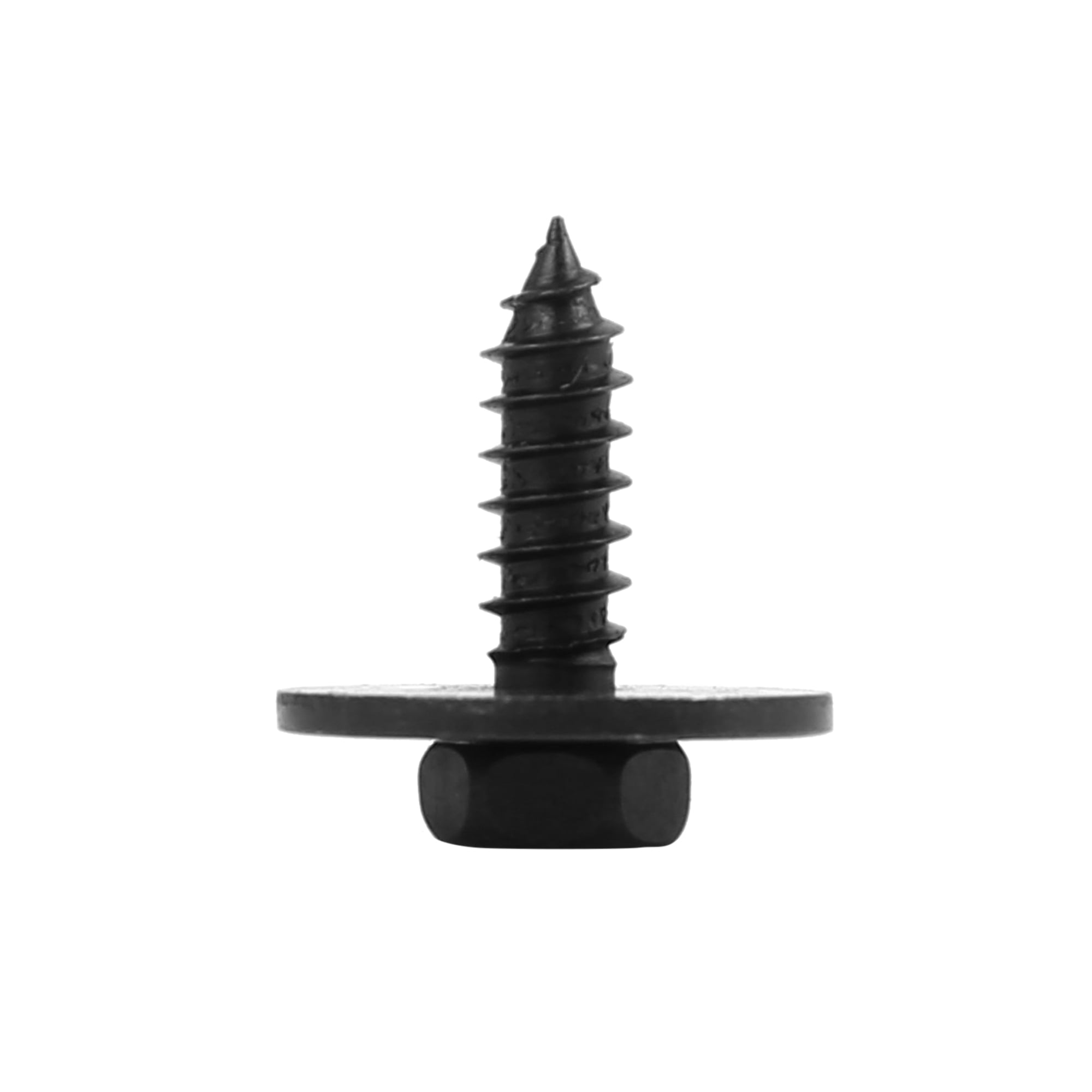 Unique Bargains 50 Pcs Car Screw Bolt Retainer Black Metal for BMW