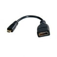 thumbnail image 2 of CY Micro HDMI male to HDMI female Adapter short Cable 10cm for XOOM Droid X, 2 of 7