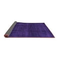 thumbnail image 2 of Ahgly Company Indoor Square Abstract Purple Modern Area Rugs, 6' Square, 2 of 4