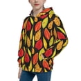 thumbnail image 2 of Kdxio Autumn With Leaves Pattern Kids Boys Girls Zip Up Hoodie 3D Printed Hooded Sweatshirt Hoody Coat with Pocket 7-12 Y-Small, 2 of 6