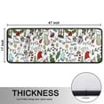 thumbnail image 5 of Kitchen Rugs Sets Of 2,Multicolor Christmas Pattern Anti Fatigue Kitchen Mat Rugs Non Slip Washable,Decorative Kitchen Floor Mats for Kitchen,Sink,Laundry,17"x47"+17"x47", 5 of 5
