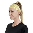thumbnail image 6 of Yiaed Banana Print Sports Headbands,Moisture Wicking Workout Headband, Sweatband Headbands for Running,Cycling for Women and Men, 6 of 8