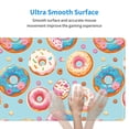 thumbnail image 6 of Vsdgher Colorful Donut for Mouse Pad with Stitched Edges,Desk mat for Laptop,Computer & PC, Wristing Pad for Gamer,Office & Home,12 x 31.5 in, 6 of 8