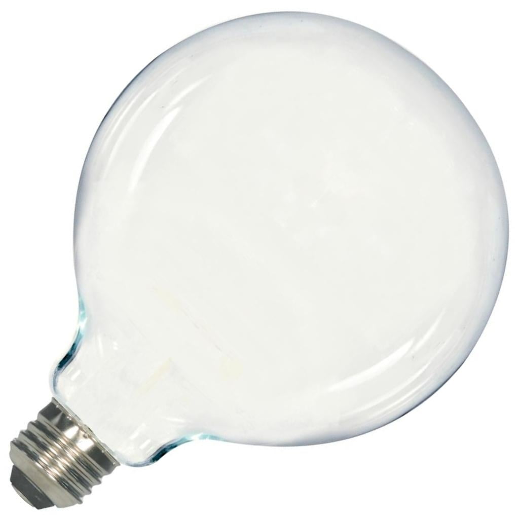 Satco 12113 6.5W G40 LED Soft White Medium base 3000K 650 Lumens 120V G16 Globe LED Light Bulb