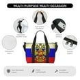 thumbnail image 4 of Travel Duffel Bag Russian Flag Sports Tote Gym Bag Shoulder Weekender Overnight Bag For Women Men, 4 of 6