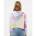 thumbnail image 3 of Colortone Women�'s Tie-Dyed Crop Hooded Sweatshirt, 3 of 5