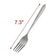 thumbnail image 2 of Unique Bargains Stainless Steel Forks 10 Pcs Dinnerware Tableware Forks for Cooking, 2 of 8