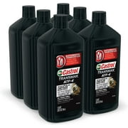 Castrol Transmax ATF 4 Automatic Transmission Fluid, 1 qt (6 pack)