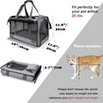 thumbnail image 2 of GASTROPOD Pet Carrier for Large Cats,Soft-Sided Cat Carrier for Medium Big Cats and Puppy Up to 20Lbs,Washable Dog Carrier Privacy Protection for Home Outdoor Travel, 2 of 10