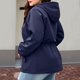 thumbnail image 5 of Chaquetas y abrigos casuales con capucha de manga larga para mujer, abrigos y chaquetas resistentes al viento para excursiones de senderismo al aire libre, impermeables con capucha, rompevientos, abri, 5 of 5