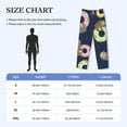 thumbnail image 4 of Picia Sloth with Donuts Mens Soft Woven Cotton Elastic Waistband Sleep Pajama Pant Lounge Sleep Pant With Pockets And Drawstring-XX-Large, 4 of 9