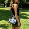thumbnail image 6 of AJKHSAHDFJ Printed Women's Tote Bag, Cherry Heart-Shaped Shoulder Bag, Shoulder Tote, Chain Strap, Suitable for Any Occasion, Fashionable and Versatile,Black,Fashion, 6 of 7