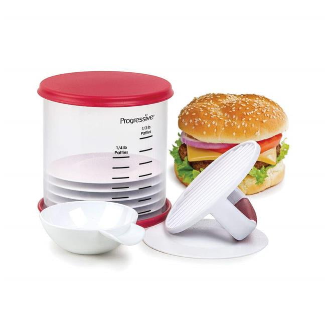 Progressive Hpm 76r Easily Press Store Six Burger Patties Walmart Com