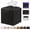 Black, variant on Minzimin Tissue Box Cover Holder Square Tissue Cube Cover PU Leather Tissue Organizer with Bottom Belt for Bathroom, Tabletop, Car, Night Stands, Office, Home, Kitchen,1/ 2Pack