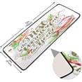 thumbnail image 2 of SKYSONIC 2'X6' Christmas Snowman Runner Rug with Rubber Backing, Xmas Quotes Non Slip Entryway Rug Runner Washable Soft Area Rug Carpet for Hallway Bedroom Kitchen Decor, 2 of 6