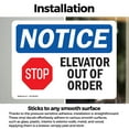 thumbnail image 3 of (2 Pack) Elevator Out Of Order Sign, 3 of 7