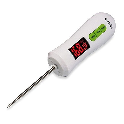 HoMedics LED Digital Thermometer With Folding Probe 40 to 450 F