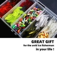 thumbnail image 3 of Complete Ice Fishing Gear Set with 190 Pieces of Jigs and Lures, Perfect for Enthusiasts and Gift Giving, Lightweight and Compact Design for Easy Transport, 3 of 7