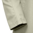 thumbnail image 7 of Gfyviroh Men's Mid-Length Trench Coat Lightweight Solid Button Front Casual Jacket Long Sleeve Lapel Business Office Coat, 7 of 7
