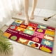 thumbnail image 1 of Tapete de Entrada para El Día de Pascua - Tapete para La Puerta Principal - Alfombra de Baño Súper Absorbente de Secado Rápido - Base de Goma Antideslizante, Lavable - Verde, 40X60 Cm, 1 of 7
