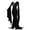 Black, variant on CHOYURME CHONYURM Morticia Floor Dress Costume Adult Women Gothic Witch Vintage dress