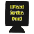 thumbnail image 2 of I Peed in the Pool Magnetic Can Coolie (Black), 2 of 4