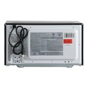 West Bend Compact Countertop Microwave Oven with Electronic Controls and Presets, 0.9 cu. ft., in Stainless Steel (WBMW92S)