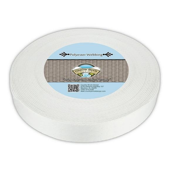 Country Brook Design - Printable Heat Set Polyester Webbing (1 1/2 Inch)