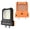 Orange, variant on High Brightness Floodlight,for All Power Tool Batteries,Cordless Flood Light,Universal LED Work Lights,Multiple Flood Light for Workshop Garage,Fishing Camping