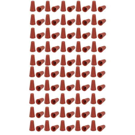 Nut 73b Wire Connector - 100pcs P1 Electric Wire Connector Screw Terminal Cap Insert Twist Nut Orange Red
