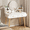 White-Upgraded, variant on EONROACOO Makeup Vanity Table with Mirror, Dressing Table Vanity Desk, Adult Teen(White)
