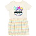 thumbnail image 3 of Inktastic I'm Just Here for the Sweets with Spun Sugar Candy Girls Toddler Dress, 3 of 5