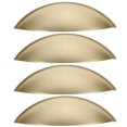 thumbnail image 4 of 4 Pcs Poignée de Porte Demi-Cercle Poignée de Meuble en Alliage de Zinc Bouton de Commode, 4 of 7