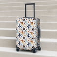 thumbnail image 6 of Susaid Pirate skulls Elastic Print Elastic Washable Suitcase Cover with Hidden Zipper, Fits 18-32 Inch Luggage for Protection During Travel-Large, 6 of 7