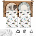 thumbnail image 5 of Turquoise Airplane Kitchen Towels Set of 4, Modern Art Cartoon Aircraft Clouds Absorbent Dish Towels for Kitchen, Microfiber Hand Towel, Quick Drying Tea Towel for Cleaning Decorative Dishcloths, 5 of 7