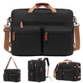 thumbnail image 1 of Mochila para portátil MOLNIA, expandible, 3 en 1, 17.3 pulgadas, impermeable, negra, 1 of 7